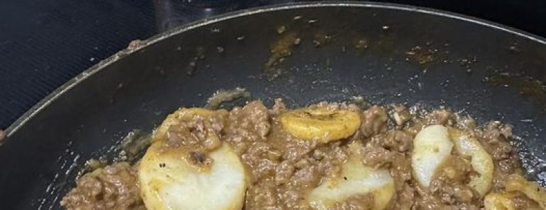 Speedy Ground Beef and Mushroom Potato Skillet Recipe 🥔🍲