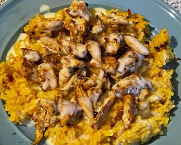 Grilled chicken cheesy rice